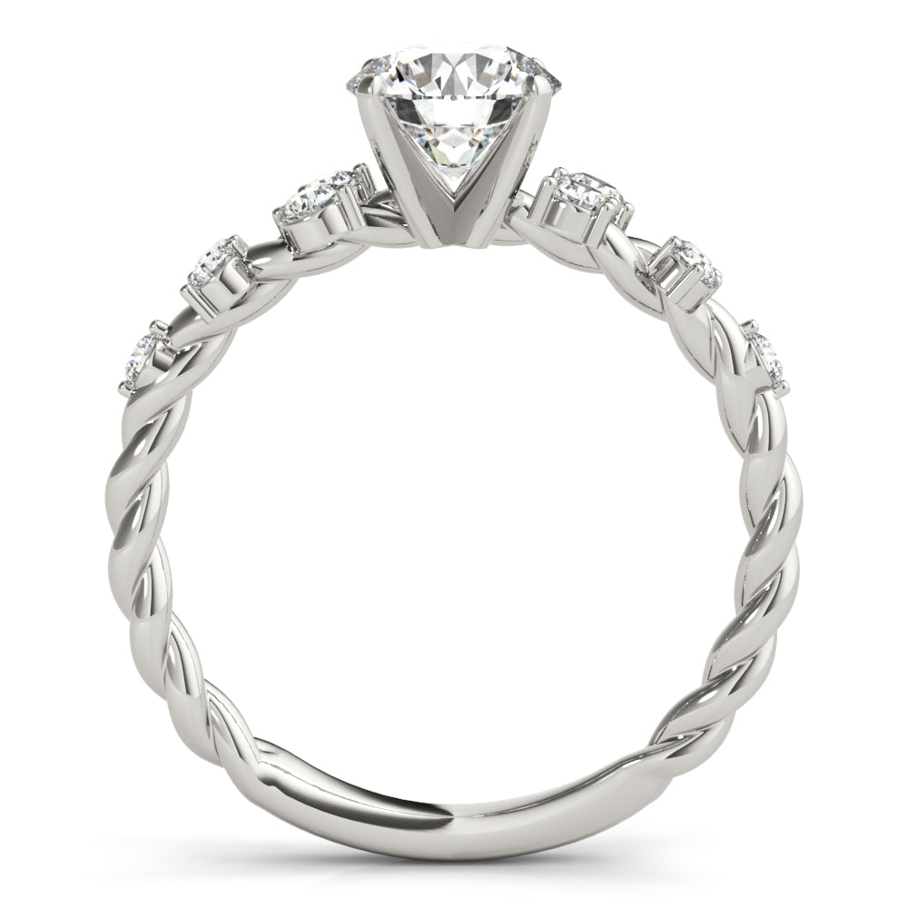 Uncinia Engagement Engagement Ring - Side