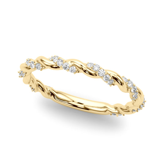 Twisted Diamond Wedding Band — 85290-W | Southern Star Diamonds