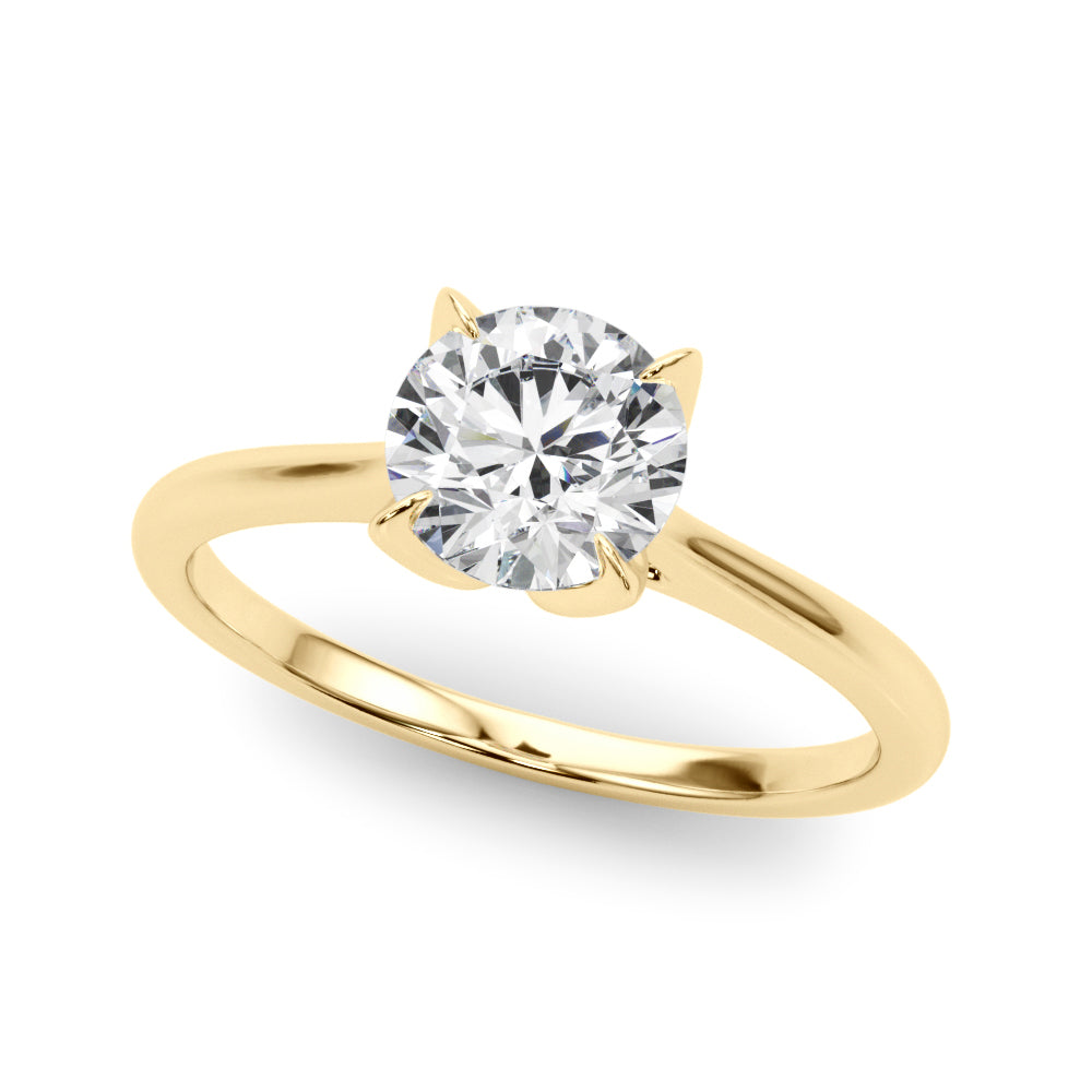 Solitaire Round Engagment Ring