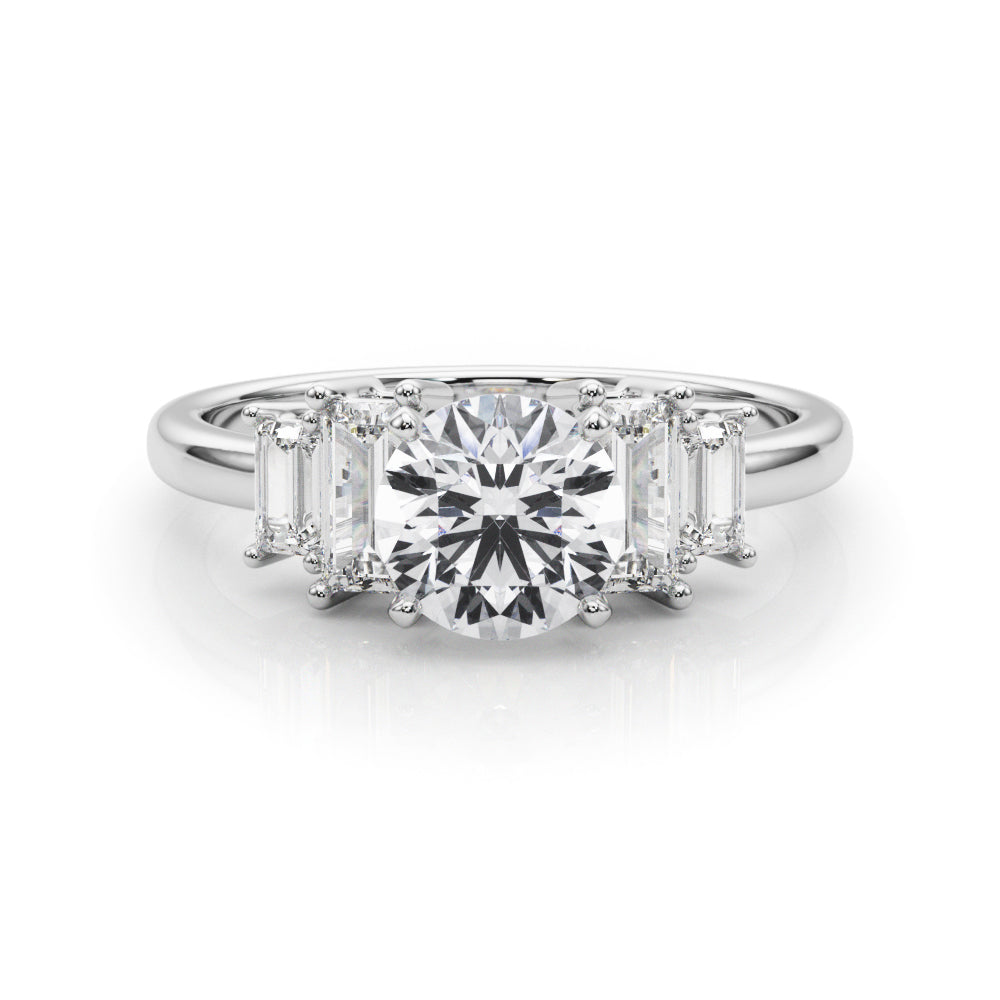 Verbascum Engagement Engagement Ring - On Set