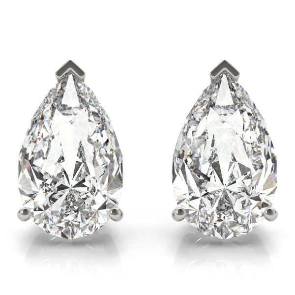 Pear-Cut Four-Prong Diamond Stud Earrings | Southern Star Diamonds