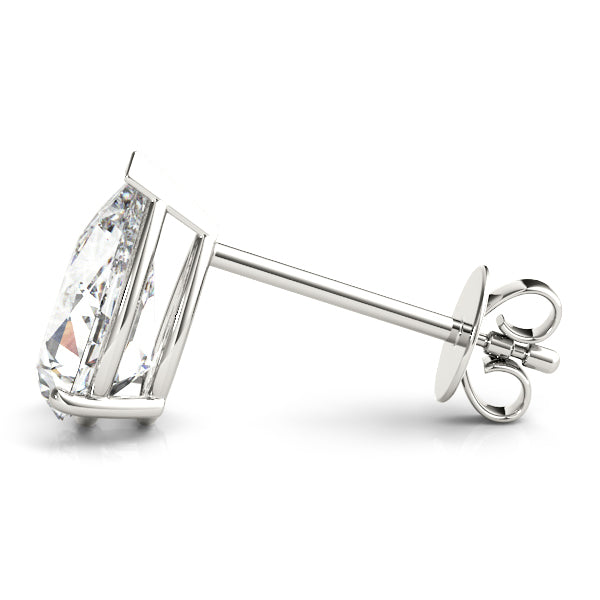 Pear-Cut Four-Prong Diamond Stud Earrings, product view 2 | Southern Star Diamonds
