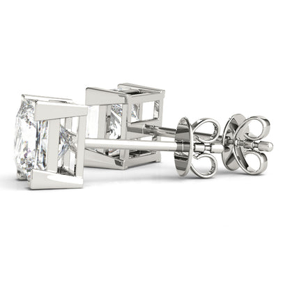 Princess-Cut Diamond Stud Earrings, product view 3 | Southern Star Diamonds