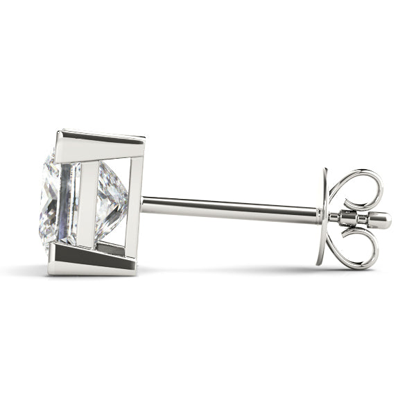 Princess-Cut Diamond Stud Earrings, product view 2 | Southern Star Diamonds