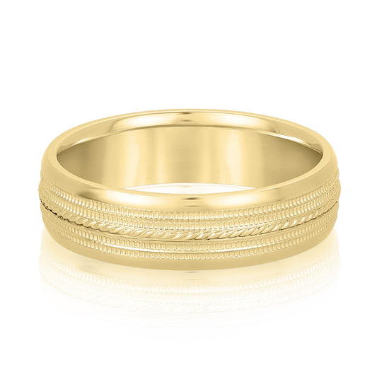 Heritage Milgrain Band