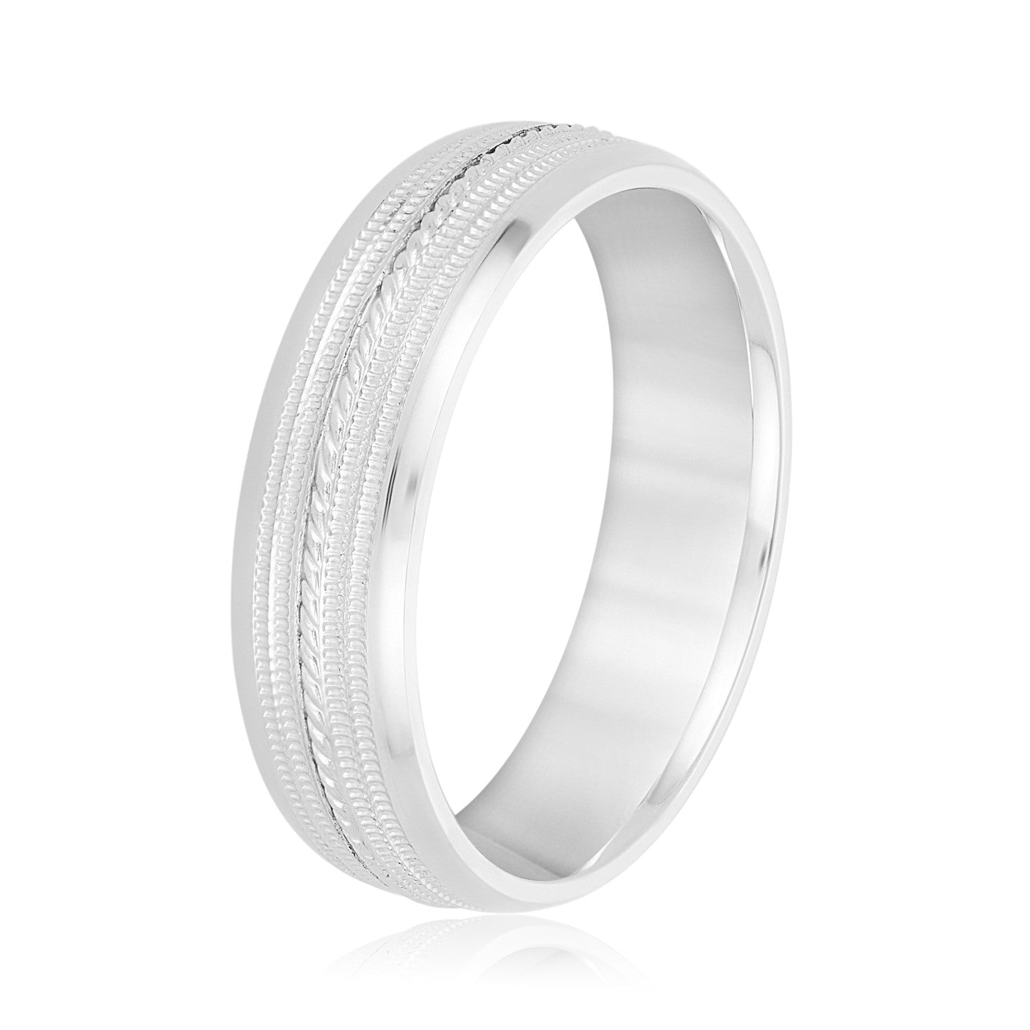 Heritage Milgrain Band