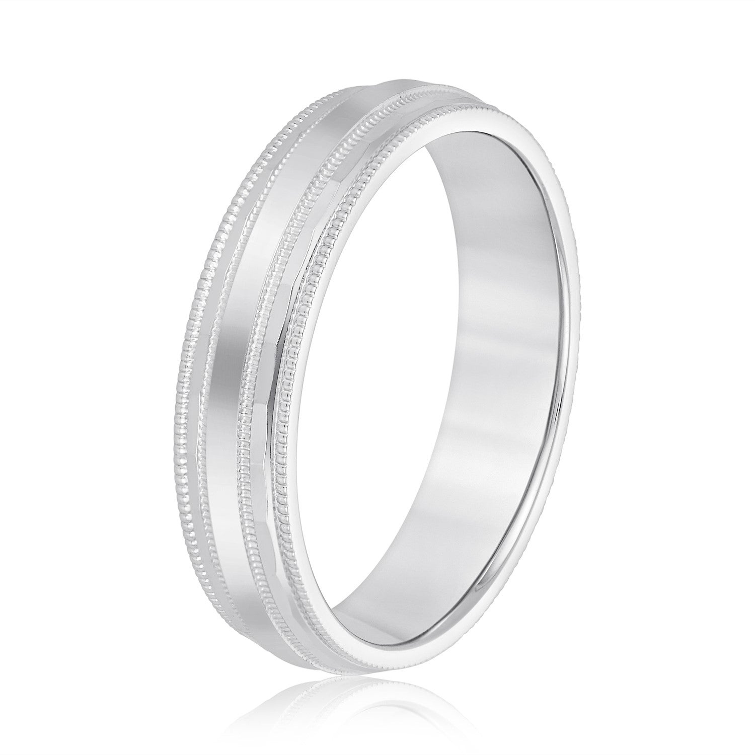 Balmoral Milgrain Band