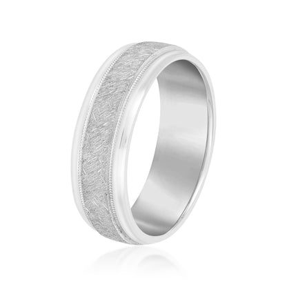 Obsidian Carved Band