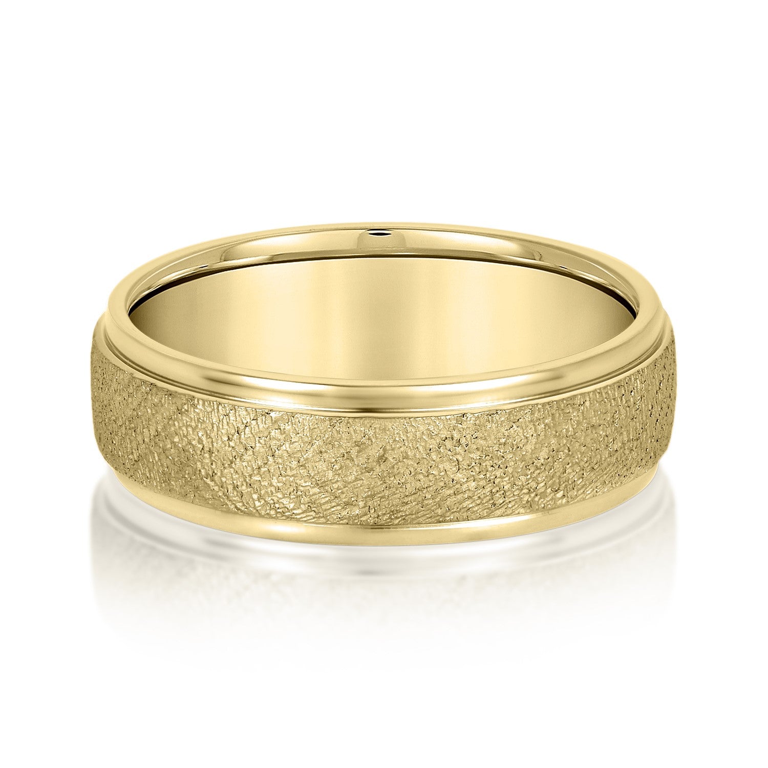 Sterling Carved Band