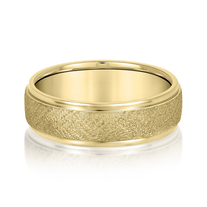 Sterling Carved Band