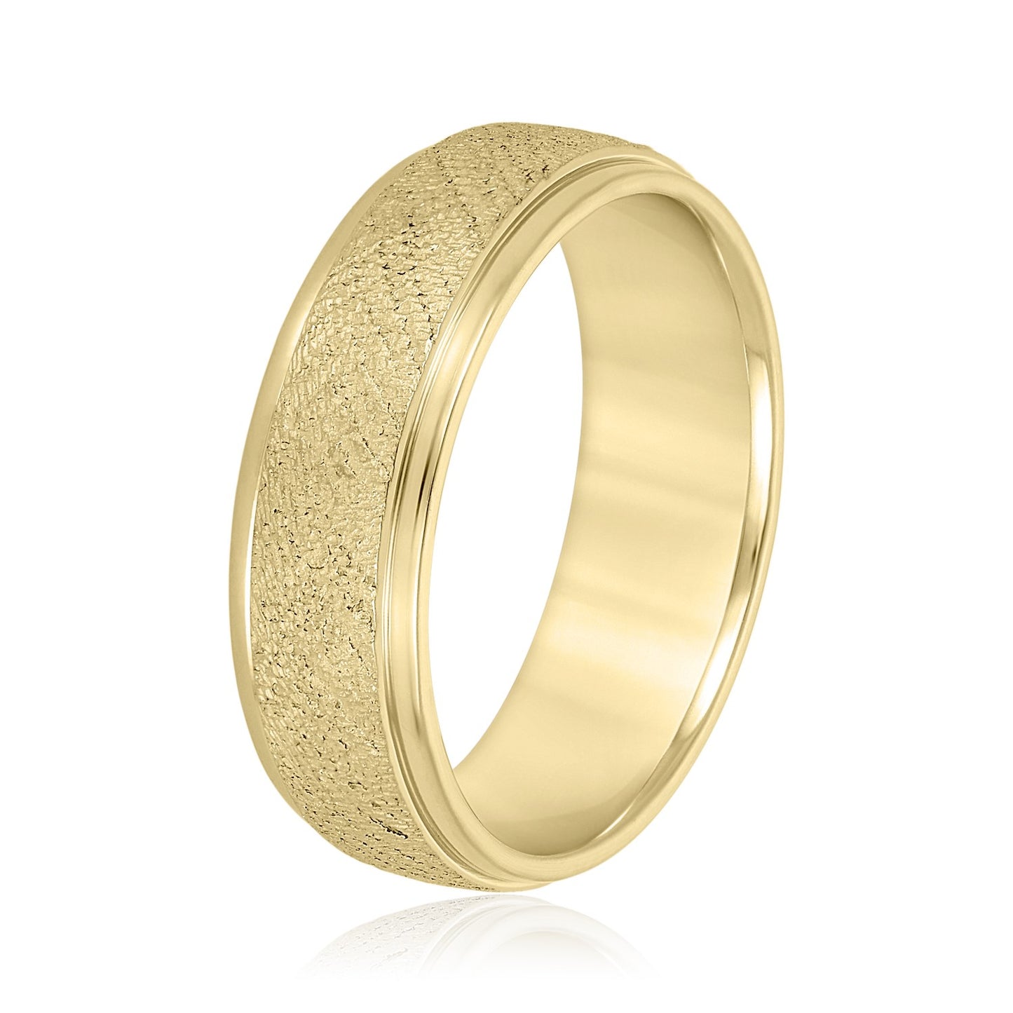 Sterling Carved Band