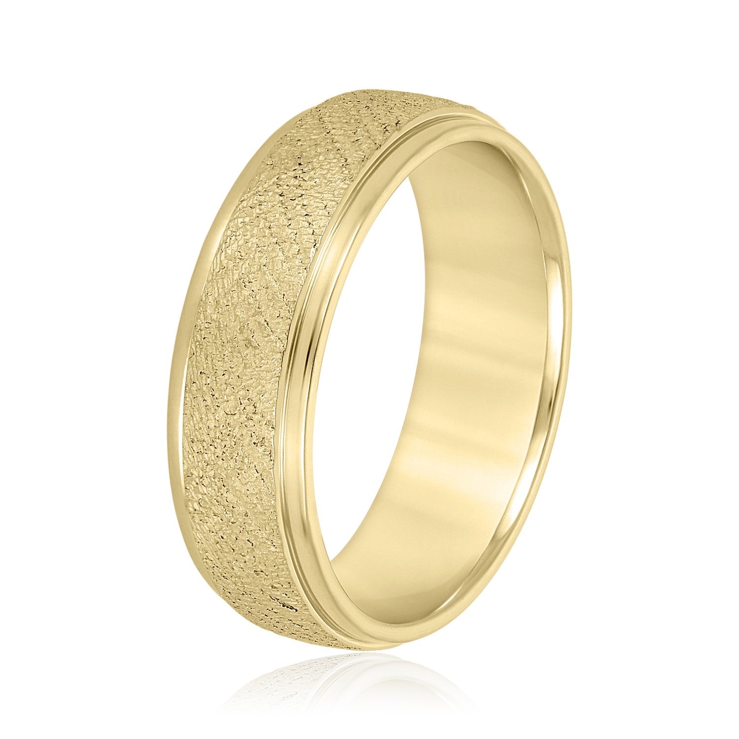 Sterling Carved Band