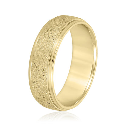 Sterling Carved Band
