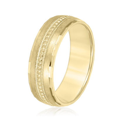 Kensington Milgrain Band