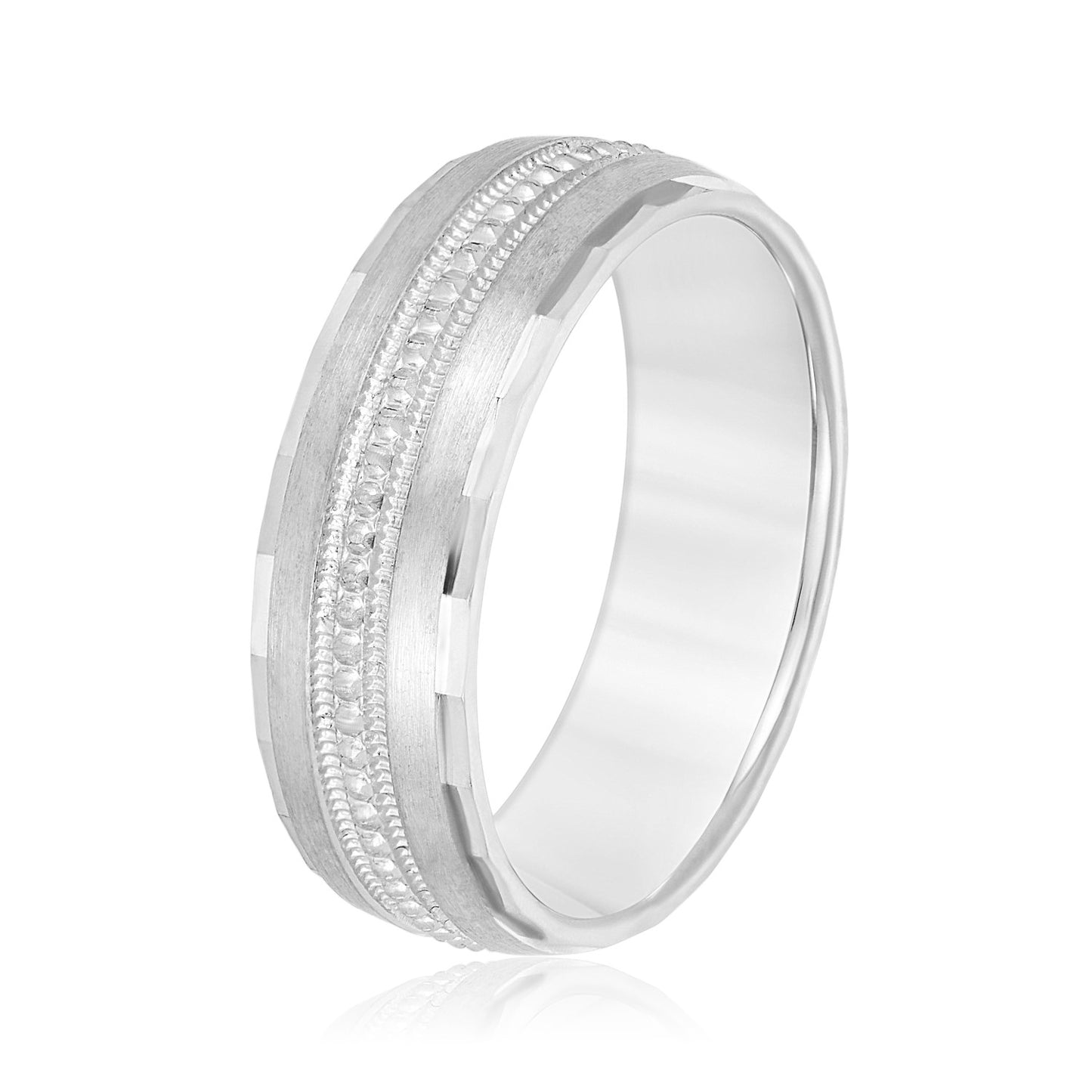 Kensington Milgrain Band