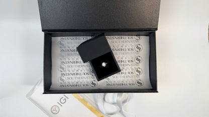 Ready to Ship – Celestia Hidden Halo 3ct Round Cut Lab Grown Diamond Ring