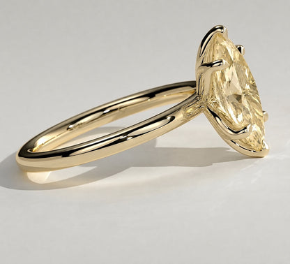 Custom Marquise and Ring Set