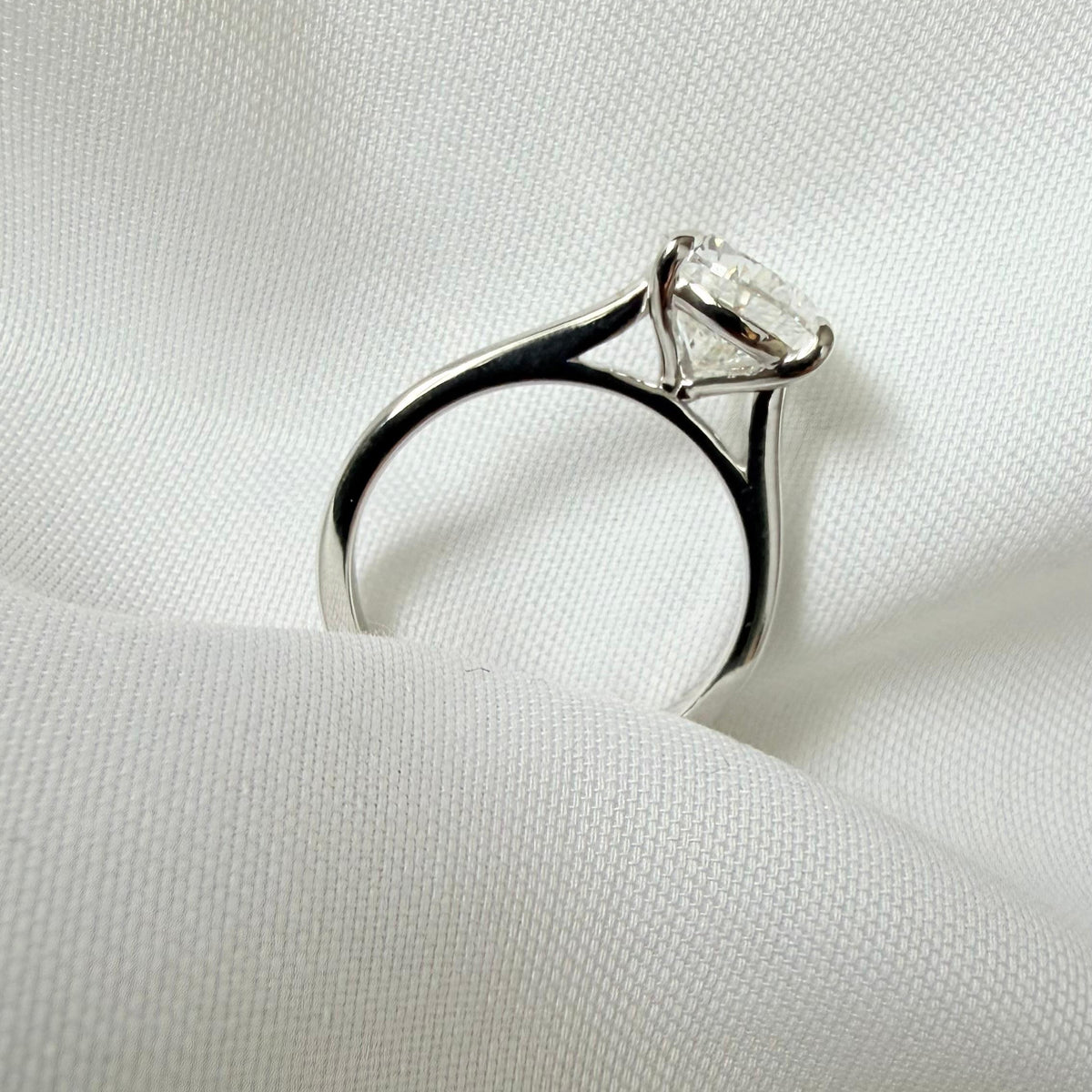 Ready To Ship - Emma 2.5 ct Pear Lab Grown Solitare Ring