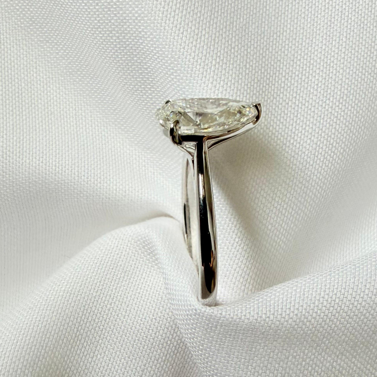 Ready To Ship - Emma 2.5 ct Pear Lab Grown Solitare Ring