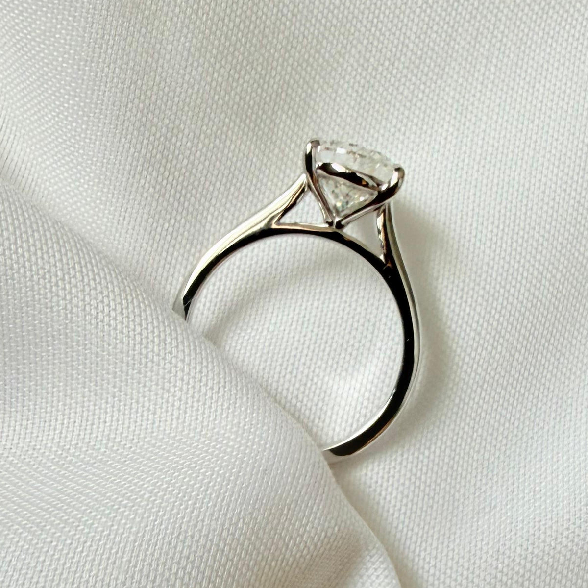 Ready To Ship - Emma 2.5 ct Pear Lab Grown Solitare Ring