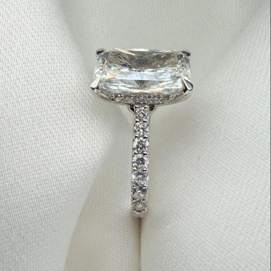 Ready To Ship - Aria 3ct Radiant Cut Lab Grown Diamond Ring