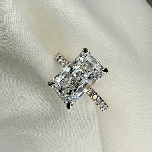 Ready To Ship - Aria 3ct Radiant Cut Lab Grown Diamond Ring