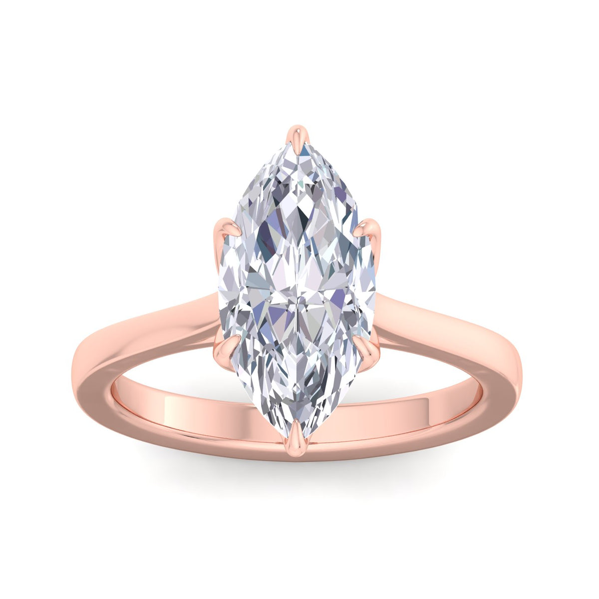 Beth Marquise Solitaire Engagement Ring