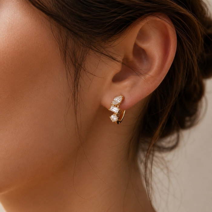 Diamond earrings