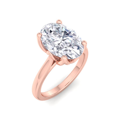 Kate Oval Solitaire Engagement Ring