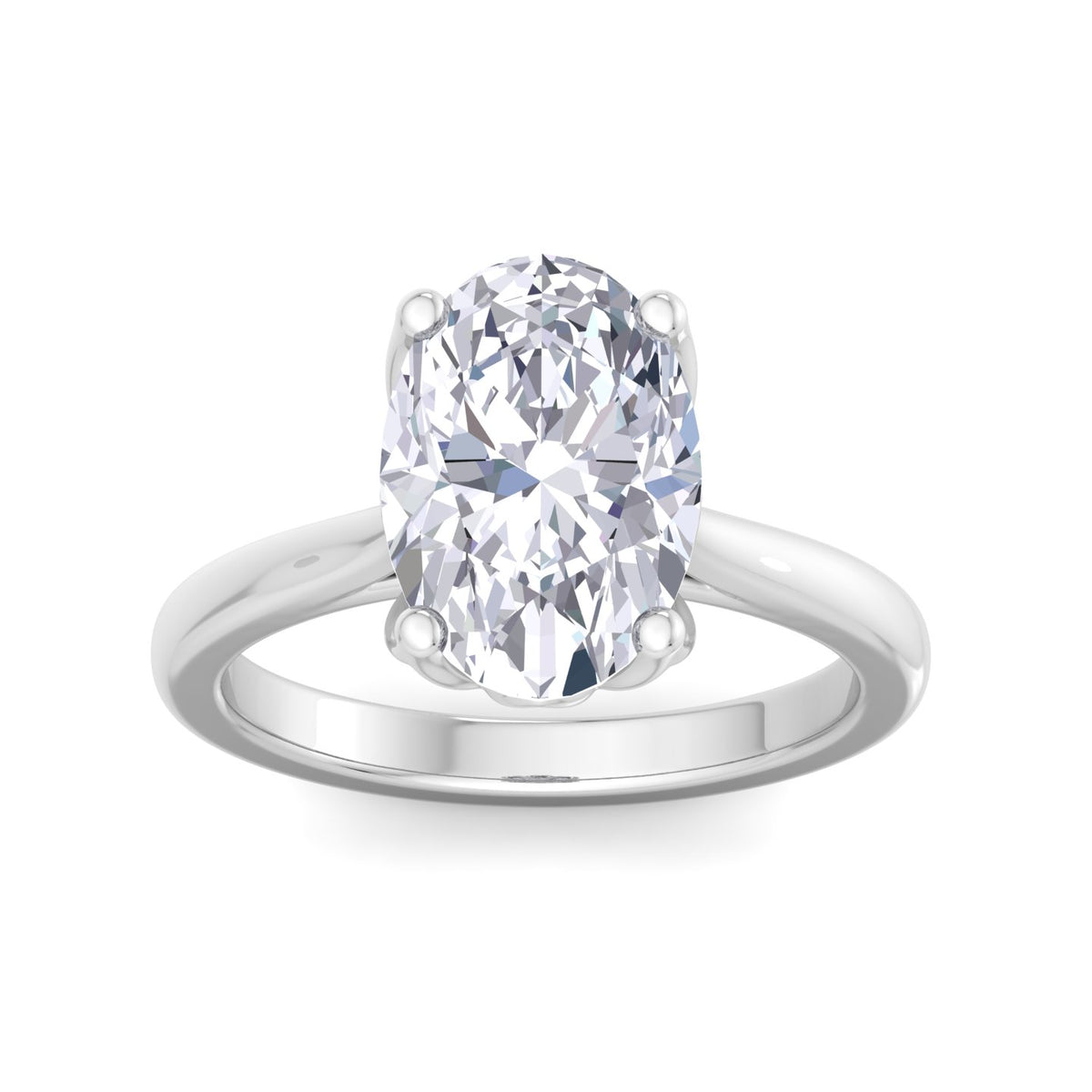 Kate Oval Solitaire Engagement Ring
