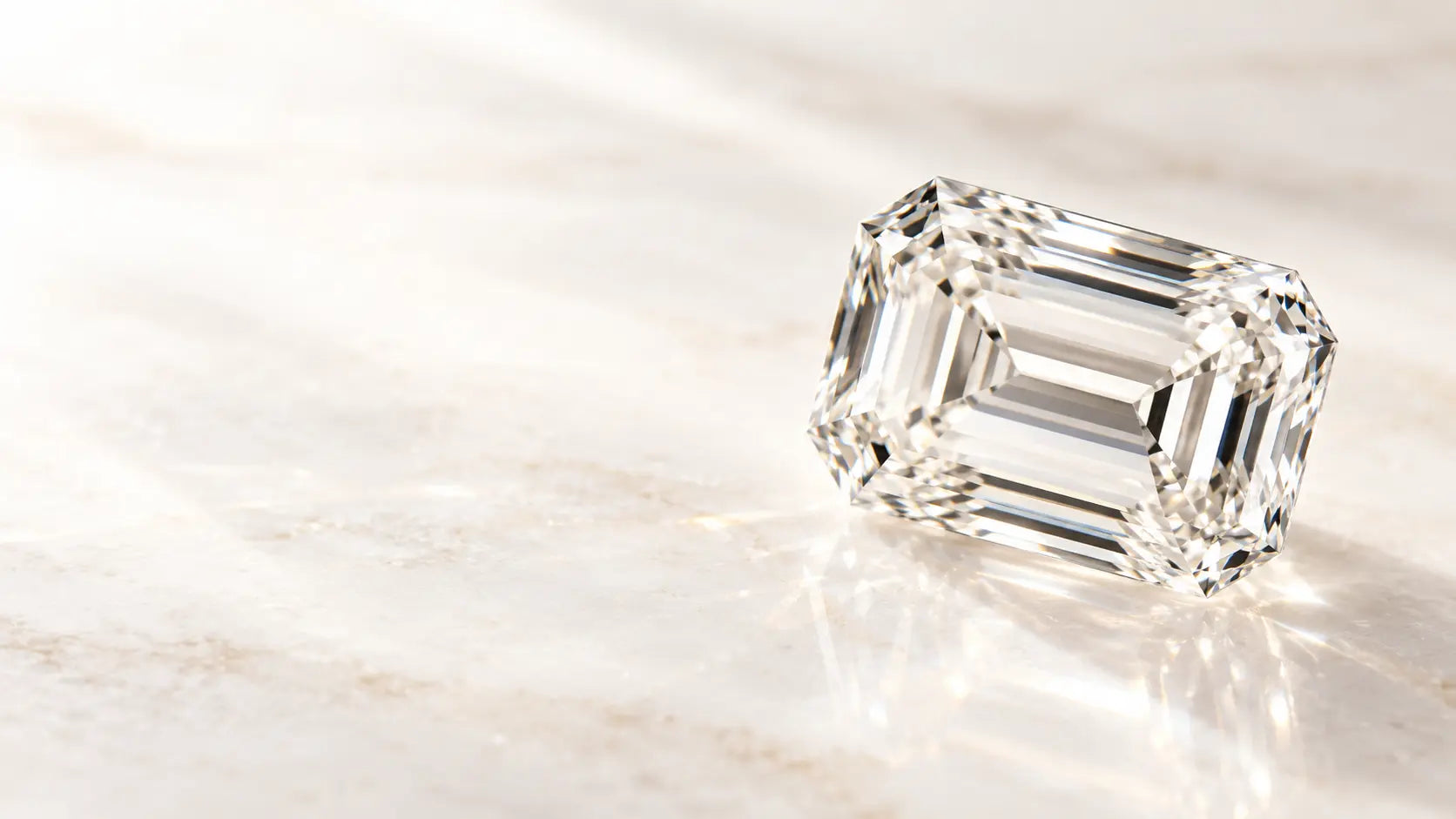Oval diamond engagement ring on pale blue silk